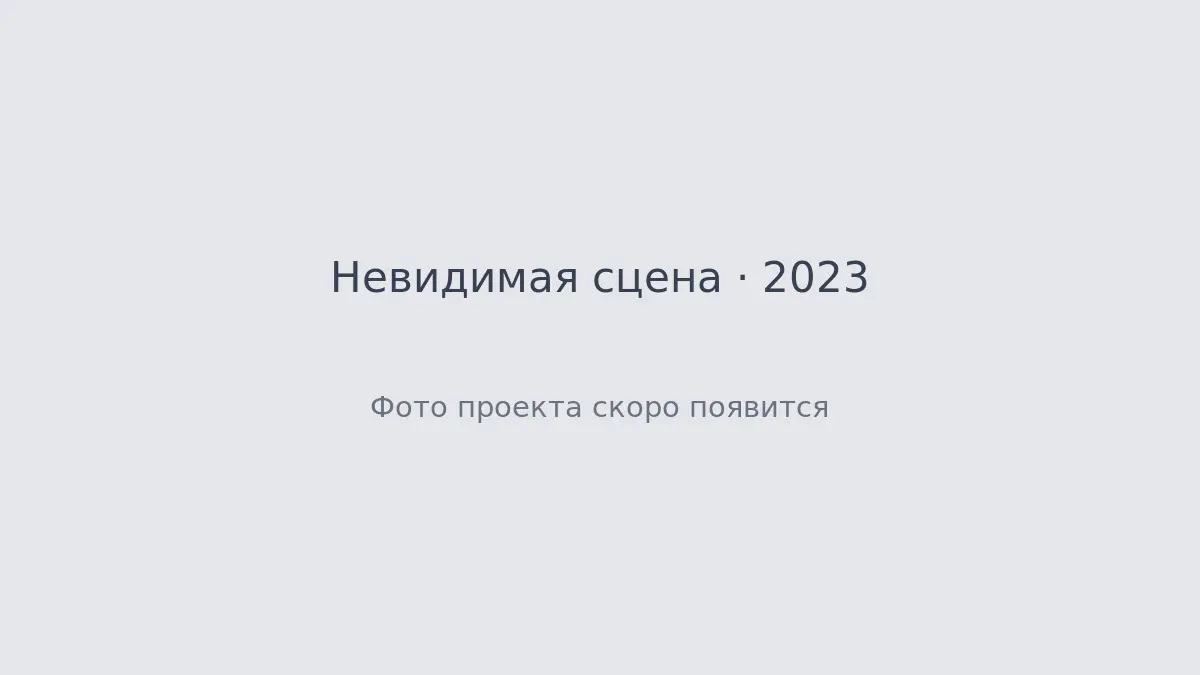 Обложка проекта Невидимая сцена